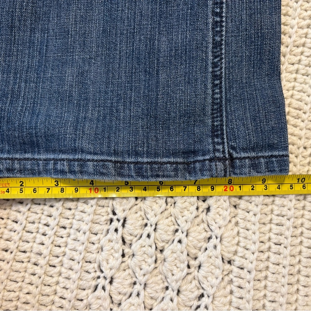 Vintage Mossimo Premium Jeans Women's Sz. 12 Blue Bootcut Cotton Blend Denim - Picture 2 of 10